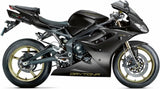 Système D'Échappement Homologué Au Niveau Sonore Tiburon Carbon Look - Gpr Compatible Avec Triumph Daytona 675 (2009-2012)