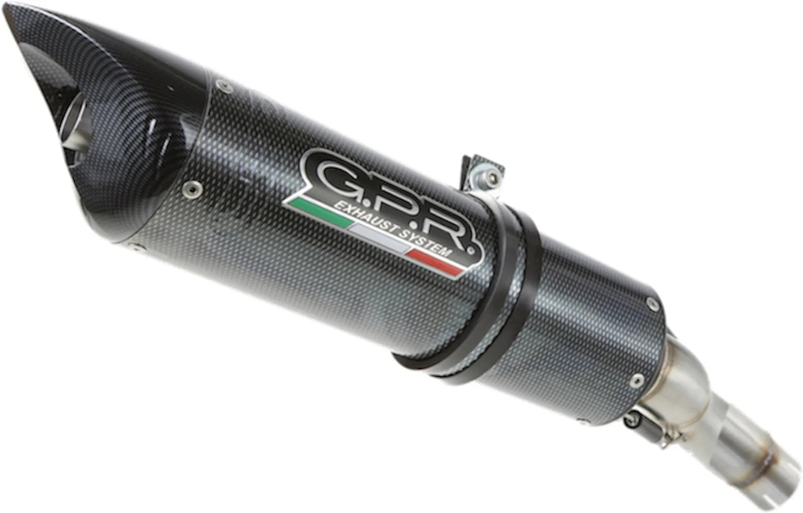 Système D'Échappement Homologué Au Niveau Sonore Tiburon Carbon Look - Gpr Compatible Avec Benelli Tre 899 K (2006-2016)