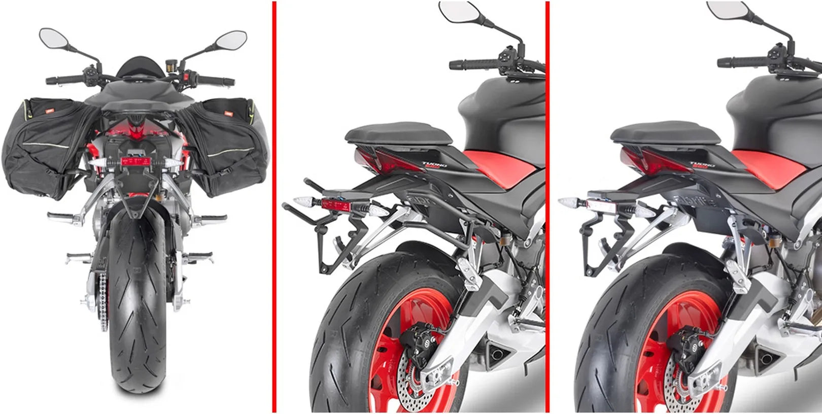 Sacoches Cavalières Noir 60 Lt Nylon - Givi Compatible Avec Aprilia Tuono 660 (2021-2024)