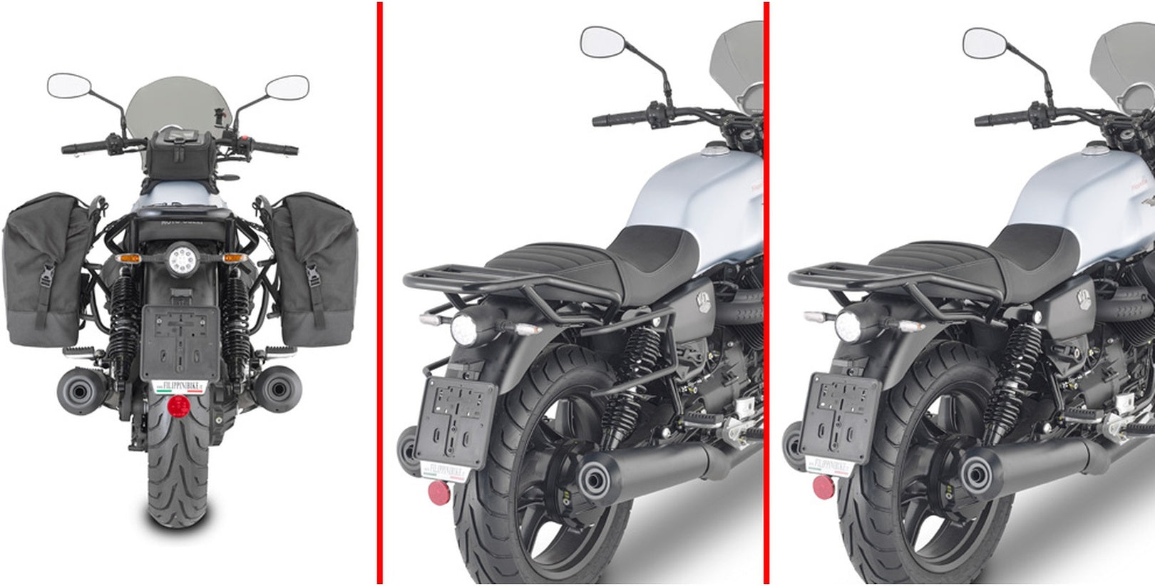 Rapid Release Holder Remove-X For Side Bags - Givi Compatible With Moto Guzzi V7 850 Stone (2021-2024)