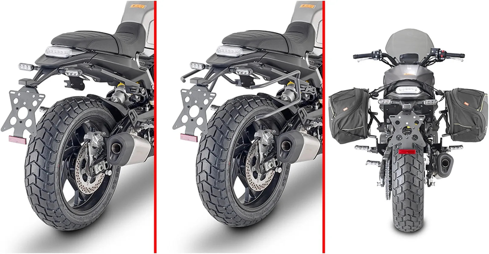 Sacoches Cavalières Noir 60 Lt Nylon - Givi Compatible Avec Benelli Leoncino 800 (2022-2024)