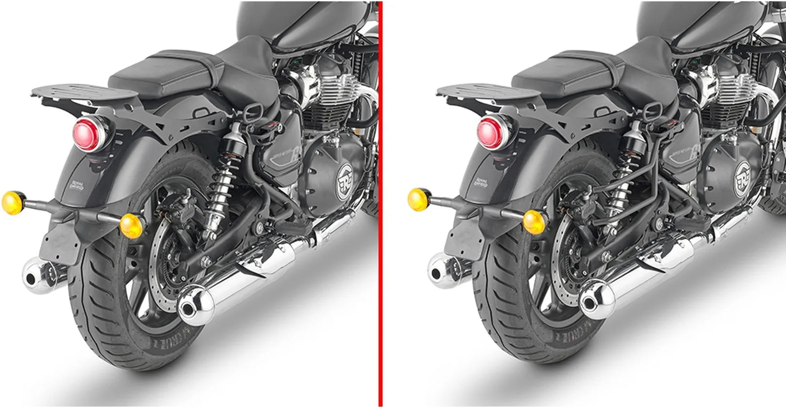 Sacoches Cavalières Noir 60 Lt Nylon - Givi Compatible Avec Royal Enfield Super Meteor 650 (2023-2024)