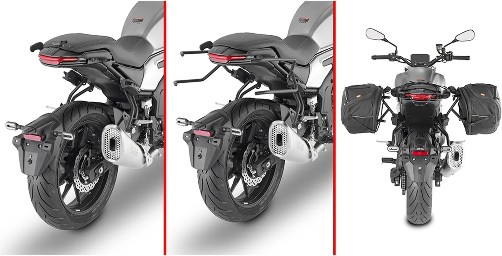 Sacoches Cavalières Corium Noir 32 Lt Corium Nylon - Givi Compatible Avec Voge Trofeo 500 Ac (2022-2024)