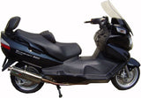 Système D'Échappement Complet Sans Catalyseur Et Homologué Au Niveau Sonore Trioval Acier - Gpr Compatible Avec Suzuki An 650 Burgman (2002-2012)