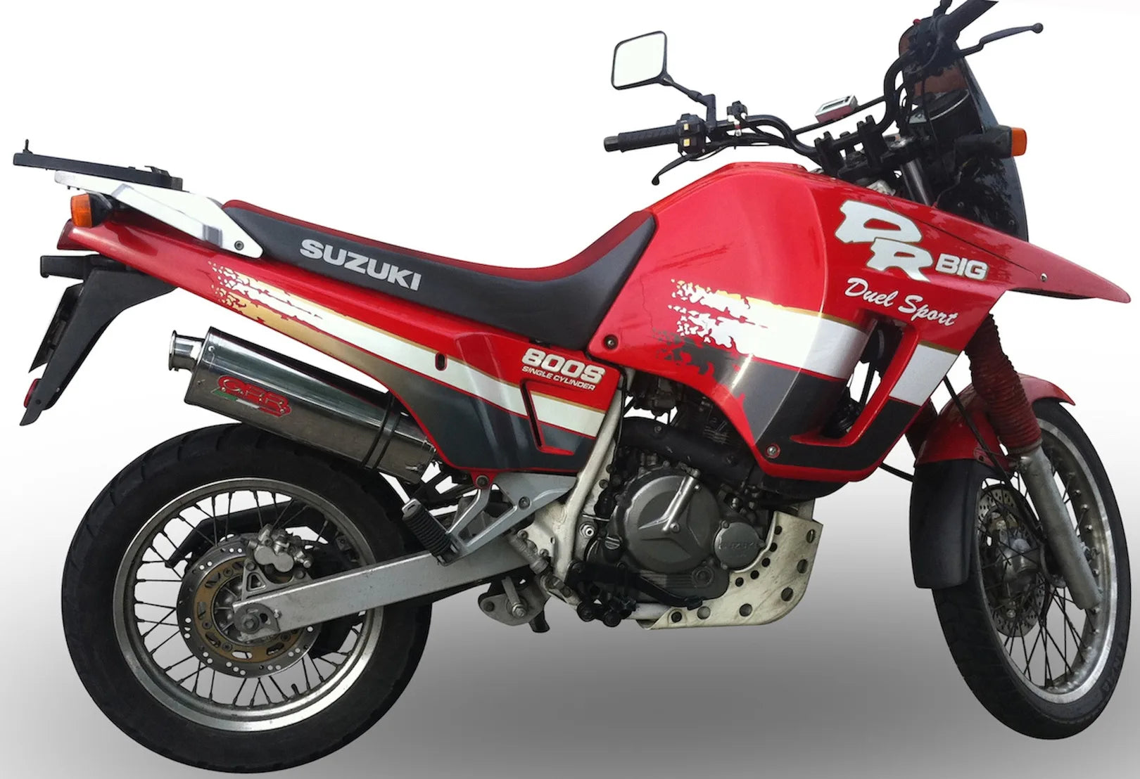 Système D'Échappement Homologué Au Niveau Sonore Trioval Acier - Gpr Compatible Avec Suzuki Dr Big 750 (1987-1989)