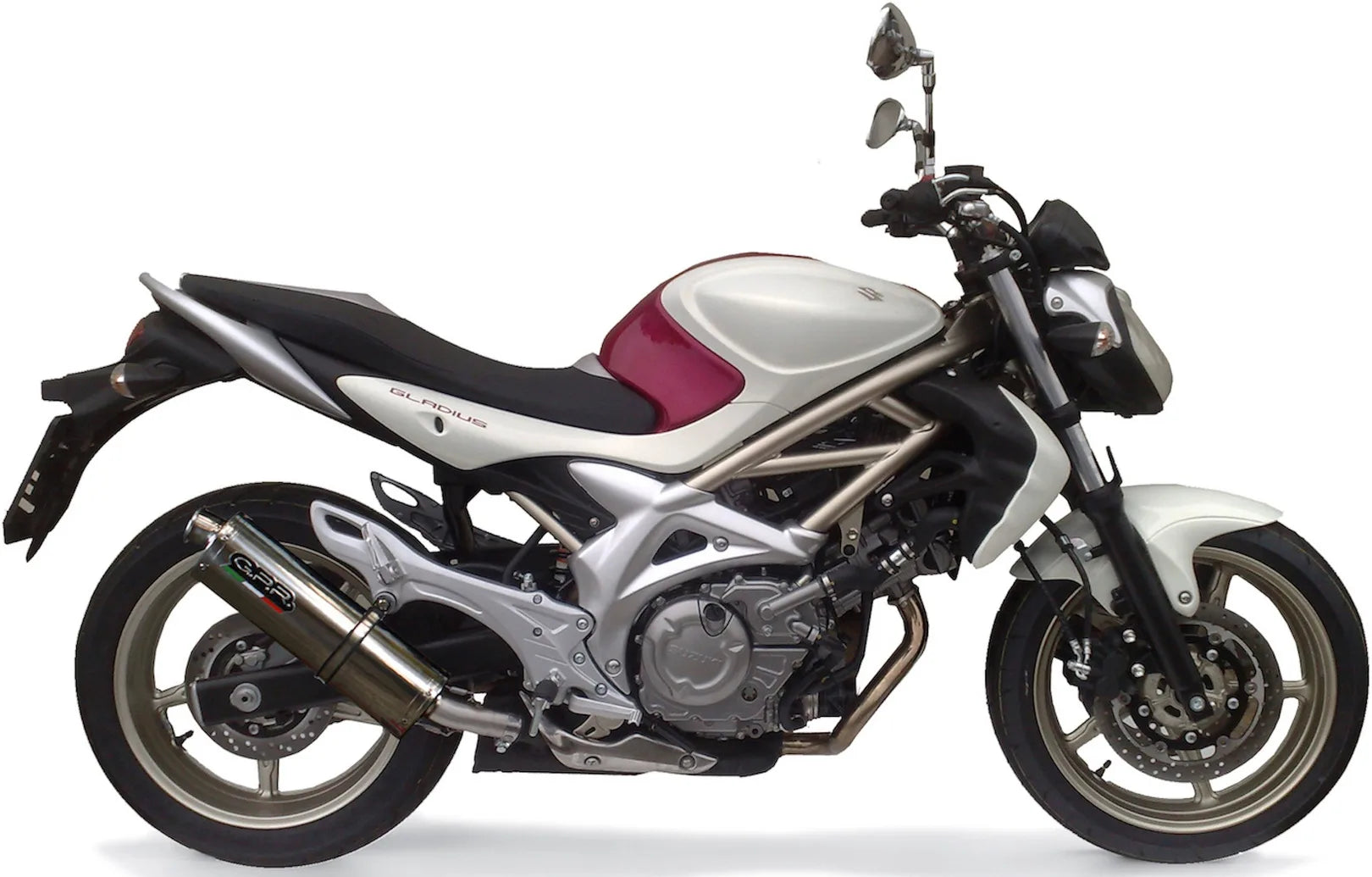 Système D'Échappement Homologué Au Niveau Sonore Trioval Acier - Gpr Compatible Avec Suzuki Gladius 650 (2008-2015)