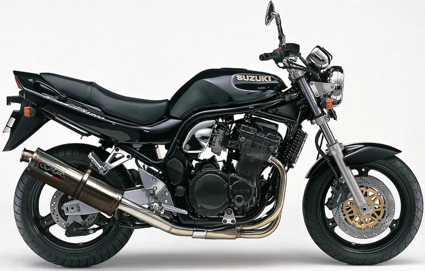 Système D'Échappement Homologué Au Niveau Sonore Trioval Acier - Gpr Compatible Avec Suzuki Gsf 400 Bandit (1991-1997)
