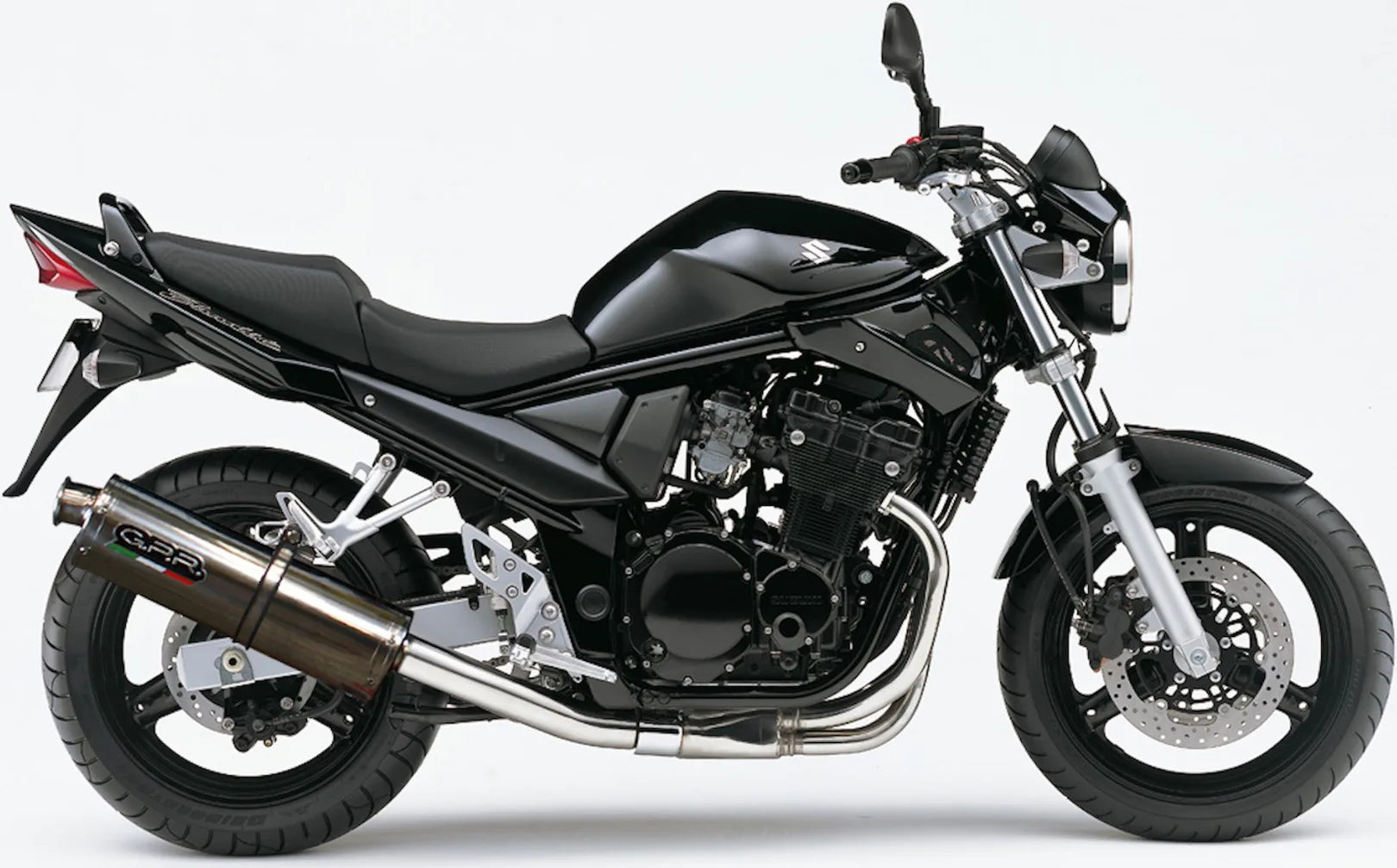 Système D'Échappement Homologué Au Niveau Sonore Trioval Acier - Gpr Compatible Avec Suzuki Gsf 650 Bandit - S (2005-2006)