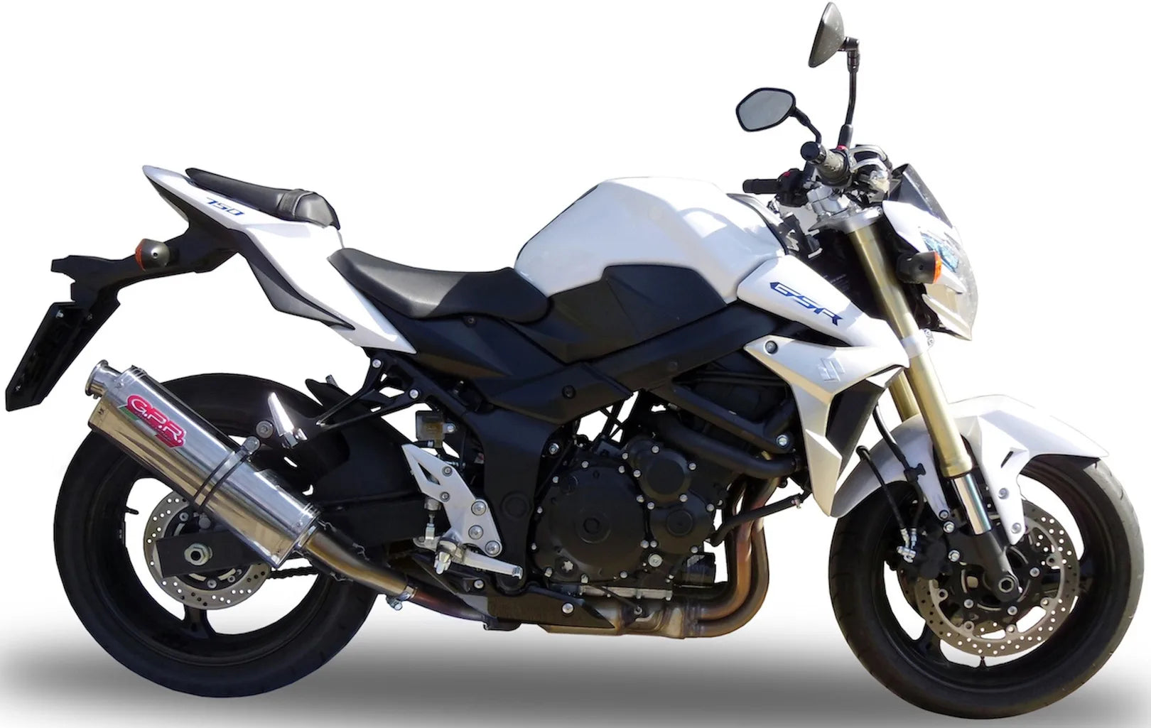 Système D'Échappement Homologué Au Niveau Sonore Trioval Acier - Gpr Compatible Avec Suzuki Gsr 750 (2011-2015)
