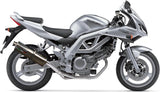 Système D'Échappement Catalytique Avec Homologation Acoustique Trioval Acier - Gpr Compatible Avec Suzuki Sv 650 - S (2003-2010)