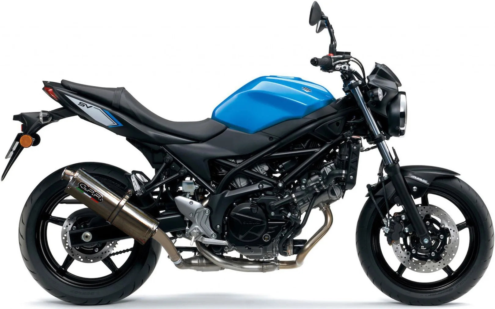Système D'Échappement Homologué Au Niveau Sonore Trioval Acier - Gpr Compatible Avec Suzuki Sv 650 A (2016-2020)