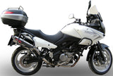 Catalytic Exhaust Tip With Sound Certification Trioval Stainless Steel - Gpr Compatible With Suzuki V-Strom Dl 650 (2004-2011)