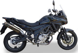 Catalytic Exhaust Tip With Sound Certification Trioval Stainless Steel - Gpr Compatible With Suzuki V-Strom Dl 650 (2012-2016)