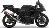Système D'Échappement Homologué Au Niveau Sonore Trioval Acier - Gpr Compatible Avec Triumph Daytona 955 Monobraccio (2003-2005)