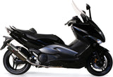 Système D'Échappement Complet Sans Catalyseur Et Homologué Au Niveau Sonore Trioval Acier - Gpr Compatible Avec Yamaha T-Max 500 (2001-2011)