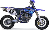 Système D'Échappement Homologué Au Niveau Sonore Trioval Acier - Gpr Compatible Avec Yamaha Wr 450 F (2007-2011)