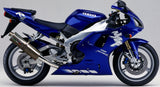 Exhaust Tip With Noise Certification Trioval Stainless Steel - Gpr Compatible With Yamaha Yzf 1000 R1 (1998-2001)