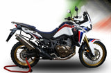 Système D'Échappement Homologué Au Niveau Sonore Trioval Acier - Gpr Compatible Avec Honda Crf 1000 L Africa Twin (2015-2017)