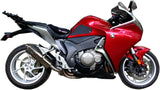 Système D'Échappement Homologué Au Niveau Sonore Trioval Acier - Gpr Compatible Avec Honda Vfr 1200 F Ie (2010-2016)