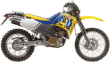 Système D'Échappement Homologué Au Niveau Sonore Trioval Acier - Gpr Compatible Avec Husqvarna Te 410 E - Sms (2000-2004)