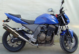 Système D'Échappement Catalytique Avec Homologation Acoustique Trioval Acier - Gpr Compatible Avec Kawasaki Z 750 - S (2004-2006)
