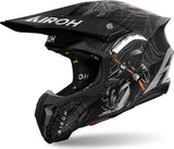 Casque Off-Road Pour Moto Airoh Twist 3 - Tw3A35 Thermoplastic Hrt Mat Arcade Taille M