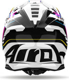 Casque Off-Road Pour Moto Airoh Twist 3 - Tw3R38 Thermoplastic Hrt Gloss Rainbow Taille Xs