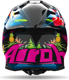 Casque Off-Road Pour Moto Airoh Twist 3 - Tw3Tam35 Thermoplastic Hrt Gloss Amazonia Taille Xl