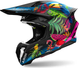 Casque Off-Road Pour Moto Airoh Twist 3 - Tw3Tam35 Thermoplastic Hrt Gloss Amazonia Taille S