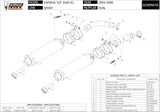 Double Sortie D'Échappement Homologuée Au Niveau Sonore Oval Acier - Mivv Compatible Avec Yamaha Yzf 1000 R1 (2004-2006)