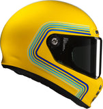 Casque Intégral Pour Moto Hjc V10 Advanced Fiberglass Composite Mc3 Foni Taille 08 M
