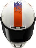 Casque Intégral Pour Moto Hjc V10 Advanced Fiberglass Composite Mc21 Fq20 Retro Taille 11 Xxl