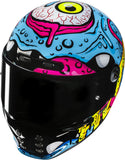 Casque Intégral Pour Moto Hjc V10 Advanced Fiberglass Composite Mc28 Squeeze Taille 09 L