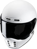 Casque Intégral Pour Moto Hjc V10 Advanced Fiberglass Composite Blanc Taille 07 S