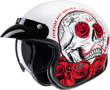 Urban Motorcycle Helmet Hjc V31 Advanced Fiberglass Composite Mc1 Desto Size 06 Xs