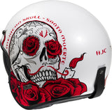 Urban Motorcycle Helmet Hjc V31 Advanced Fiberglass Composite Mc1 Desto Size 06 Xs