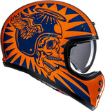 Casque Intégral Pour Moto Hjc V60 Advanced Fiberglass Composite Mc27 Flame Taille 07 S