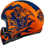 Casque Intégral Pour Moto Hjc V60 Advanced Fiberglass Composite Mc27 Flame Taille 06 Xs