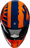 Casque Intégral Pour Moto Hjc V60 Advanced Fiberglass Composite Mc27 Flame Taille 09 L