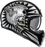 Casque Intégral Pour Moto Hjc V60 Advanced Fiberglass Composite Mc9 Flame Taille 06 Xs