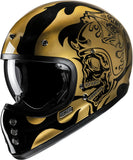 Casque Intégral Pour Moto Hjc V60 Advanced Fiberglass Composite Mc9 Flame Taille 08 M