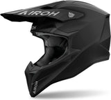 Casque Off-Road Pour Moto Airoh Wraaap - Wra11 Thermoplastic Hrt Noir Mat Color Taille Xs