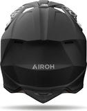 Casque Off-Road Pour Moto Airoh Wraaap - Wra11 Thermoplastic Hrt Noir Mat Color Taille Xxs