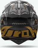 Casque Off-Road Pour Moto Airoh Wraaap - Wrac35 Thermoplastic Hrt Mat Cyborg Taille M