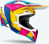 Casque Off-Road Pour Moto Airoh Wraaap - Wrap54 Thermoplastic Hrt Mat Paint Taille Xl