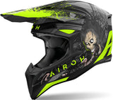 Casque Off-Road Pour Moto Airoh Wraaap - Wrc55 Thermoplastic Hrt Mat Darkness Taille Xxl