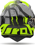 Casque Off-Road Pour Moto Airoh Wraaap - Wrc55 Thermoplastic Hrt Mat Darkness Taille Xl