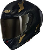 Casque Intégral Speeding Pour Moto Nolan X-804 Rs Ultra Carbon Carbon / Or Aureo 330 Taille Xxxl