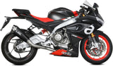 Système D'Échappement Complet Non Catalysé Et Sans Homologation Acoustique Delta Race Carbon Carbon - Mivv Compatible Avec Aprilia Rs 660 (2020-2024)