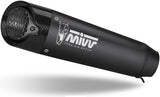 Complete Exhaust System Without Catalytic Converter And Without Sound Certification X-M5 Steel Black Carbon - Mivv Compatible With Yamaha Mt-09 - Sp (2021-2023)